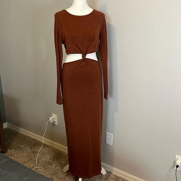 Princess Polly Knotted Hourglass Maxi Dress Size 8 - Picture 1 of 11